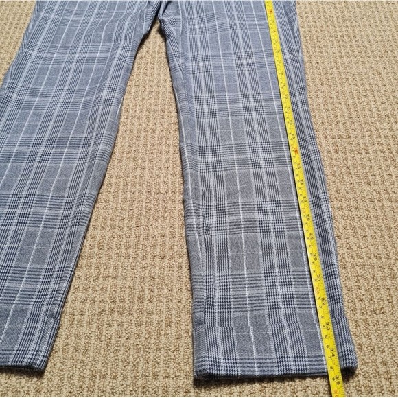 J. Jill Premium Grey Glen Check Plaid Bi-Stretch Elastic Waist Pull-on Pants 6 - Picture 16 of 16